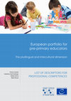 Research paper thumbnail of EUROPEAN CENTRE FOR MODERN LANGUAGES CENTRE EUROPEEN POUR LES LANGUES VIVANTES PEPELINO European portfolio for pre-primary educators LIST OF DESCRIPTORS FOR PROFESSIONAL COMPETENCES