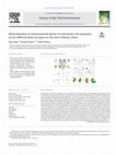 Research paper thumbnail of Determinations of environmental factors on interactive soil properties across different land-use types on the Loess Plateau, China