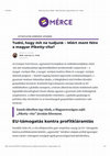 Research paper thumbnail of Tudni, hogy mit ne tudjunk – Miért ment félre a magyar Piketty-vita? « Mérce