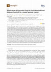 Research paper thumbnail of Application of Upgraded Drop-In Fuel Obtained from Biomass Pyrolysis in a Spark Ignition Engine