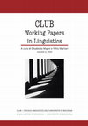 Research paper thumbnail of Reduplicazione e ripetizione in tipologia: due strategie separate o espressione dello stesso fenomeno?