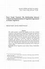 Research paper thumbnail of Peace Treaty Tensions: The Relationship between Content and Implementation of Negotiated Agreements in Former Yugoslavia