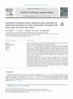 Research paper thumbnail of Conceptual hydrological model calibration using multi-objective optimization techniques over the transboundary Komadugu-Yobe basin, Lake Chad Area, West Africa