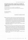 Research paper thumbnail of O(s) discurso(s) sobre a organização científica do trabalho: do Diário das Sessões ao Diário do Governo (1945-1974)