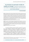 Research paper thumbnail of Os primórdios da organização científica do trabalho em Portugal: o progressivo aperfeiçoamento dos métodos de racionalização desde o início do século XX até à II Guerra Mundial