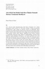 Research paper thumbnail of Ali el-Kârî'nin Rafizî Safavîlere İlişkin Osmanlı Merkez Ulemasına Reddiyesi/ALI al-QARI’S OBJECTIONS TO THE OTTOMAN CENTRAL SCHOLARS ABOUT HERETICS SAFAVIDS