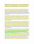 Research paper thumbnail of Influencia de la Tensión en las Suturas