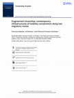 Research paper thumbnail of Fragmented citizenship: contemporary infrastructures of mobility containment along two migratory routes