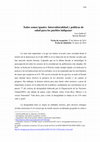 Research paper thumbnail of Todos somos iguales: Interculturalidad y políticas de salud para los pueblos indígenas