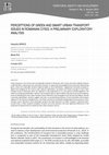 Research paper thumbnail of Perceptions of Green and Smart Urban Transport Issues in Romanian Cities: a Preliminary Exploratory Analysis