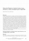 Research paper thumbnail of Educación Popular en América Latina: trazas históricas y nudos estratégicos para el siglo XXI