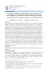 Research paper thumbnail of The Effect of Project-based Collaborative Learning Strategy and Social Skill towards Conceptual Understanding and the Application of Biology Concept