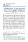 Research paper thumbnail of Exploring Metacognitive and Critical Thinking Skills of Pre-Service Elementary School Teachers through Discovery Learning Method by Integrating Various Cognitive Styles Journal for the Education of Gifted Young Scientists