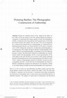 Research paper thumbnail of Picturing Barthes: The Photographic Construction of Authorship