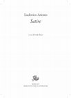 Research paper thumbnail of Satira IV, in Ludovico Ariosto, Satire, a cura di Emilio Russo, Roma, Edizioni di Storia e Letteratura, 2019, pp. 131-166