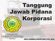 Research paper thumbnail of Tanggung Jawab Pidana Korporasi