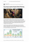 Research paper thumbnail of Poor Food Logistics Equals Global Warming