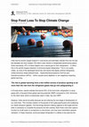 Research paper thumbnail of Stop Food Loss To Stop Climate Change