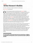 Research paper thumbnail of All the Dictator's Sheikhs