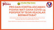 Research paper thumbnail of PRO DAN KONTRA ANCAMAN PIDANA MATI DANA COVID-19