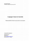 Research paper thumbnail of Language Contact in Australia