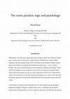 Research paper thumbnail of The raven paradox: logic and psychology