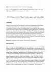 Research paper thumbnail of Hitchhiking travel in China: Gender, agency and vulnerability