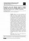 Research paper thumbnail of Perspectives for a music education in the curriculum of arts in basic education: an exploratory study based on the reality of Tocantins