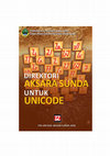 Research paper thumbnail of DIREKTORI AKSARA SUNDA UNTUK UNICODE OLEH DINAS PENDIDIKAN PROVINSI JAWA BARAT