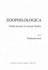 Research paper thumbnail of Zoophilologica Nr 3/2017 "Podmiotowość"