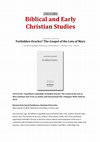 Research paper thumbnail of Review: Luijendijk, Forbidden Oracles? The Gospel of the Lots of Mary