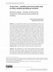 Research paper thumbnail of Se veía venir... estallido social 18 de octubre 2019 en Chile y conflicto percibido por territorio