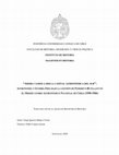 Research paper thumbnail of "AHORA VAMOS A SER LA CAPITAL ASTRONÓMICA DEL SUR": ASTRONOMÍA Y GUERRA FRÍA BAJO LA GESTIÓN DE FEDERICO RUTLLANT EN EL OBSERVATORIO ASTRONÓMICO NACIONAL (1950-1966). Tesis para optar al grado de magíster en Historia