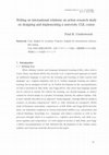 Research paper thumbnail of Writing on international relations: an action research study on designing and implementing a university CLIL course