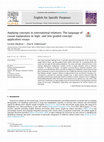 Research paper thumbnail of Applying concepts in international relations: The language of causal explanation in high-and low-graded concept- application essays