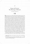 Research paper thumbnail of Kings and Fortuna: The Meanings of Brémule