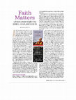 Research paper thumbnail of Faith Matters: Religion & Spirituality Update