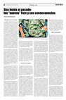 Research paper thumbnail of Una huida al pasado: las “nuevas” Farc y sus consecuencias