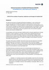 Research paper thumbnail of COVID-19 Post-Lockdown: Perspectives, Implications and Strategies for Disabled Staff