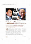 Research paper thumbnail of Fukuyama versus Huntington. El gran debate de la post Guerra fría