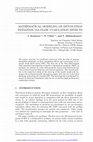 Research paper thumbnail of Mathematical modeling of detonation initiation via flow cumulation effects