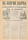 Research paper thumbnail of EL ECO DE ZAFRA Nº 0 CARNAVAL FEBRERO 1985