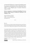 Research paper thumbnail of ¿Gestión de la distancia o reajuste de jurisdicciones? La propuesta de fundación de un tribunal del Santo Oficio en las Filipinas por el jesuita Francisco Velho (1658)