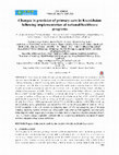 Research paper thumbnail of Changes in provision of primary care in Kazakhstan following implementation of national healthcare programs.