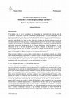 Research paper thumbnail of Les chercheurs juniors et la thèse : Moteur de la recherche géographique au Maroc ? Partie I : la production en termes quantitatifs