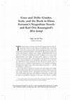 Research paper thumbnail of Guys and Dolls: Gender, Scale, and the Book in Elena Ferrante's Neapolitan Novels and Karl Ove Knausgård's Min kamp