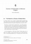 Research paper thumbnail of Charter of Global Ethic in Minimal English