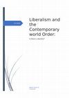 Research paper thumbnail of Liberalism and the Contemporary world Order