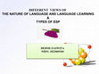 Research paper thumbnail of INTRODUCTION TO ESP Ppt_Teaching Material for ESP Subject