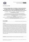 Research paper thumbnail of ANCIENT RESERVOIR AT ATHYRA, CONSTANTINOPLE AT RISK: THE VALUE OF COMBINED HISTORICAL, ARCHAEOLOGICAL AND GEOARCHAEOLOGICAL DATA